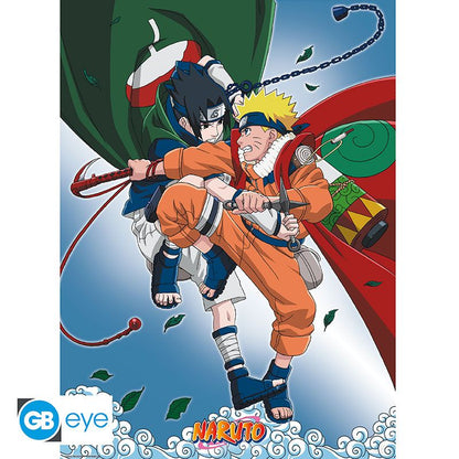 NARUTO SHIPPUDEN POSTERS CHIBI TEAM 7 52X38 2CT ABYSSE