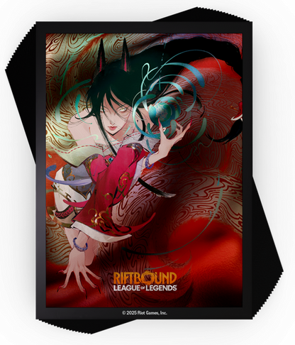 Riftbound League of Legends TCG Origins Art Sleeves Ahri
