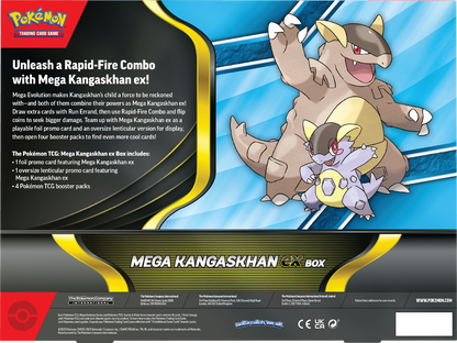 Pokémon TCG: Mega Kangaskhan ex Box 4 packs