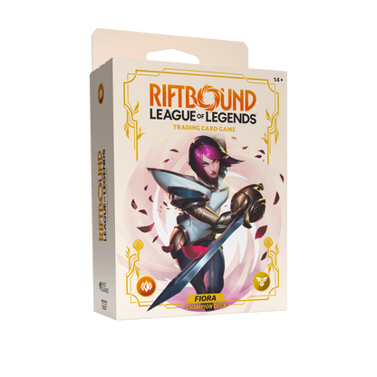 Riftbound League of Legends TCG Spiritforged Champion Deck Fiora