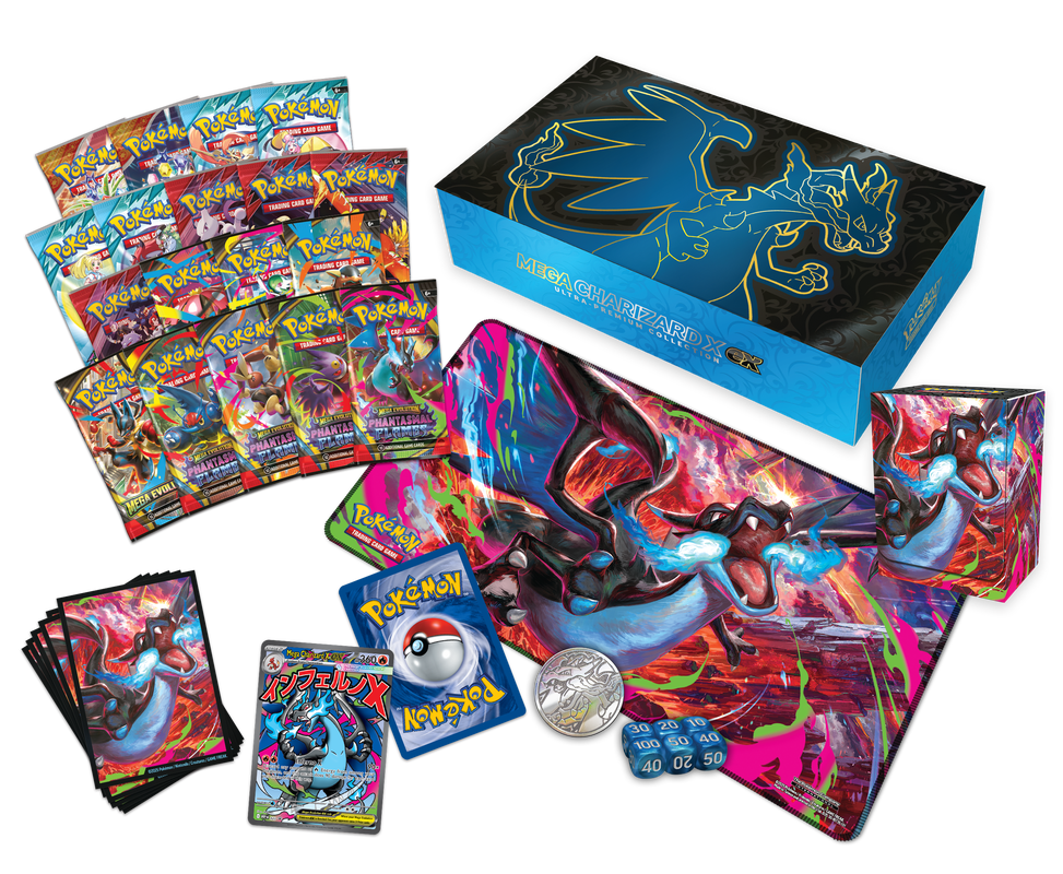 Pokémon TCG: Mega Charizard X ex Ultra Premium Collection