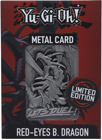 Yu-Gi-Oh! YGO Limited Edition Red Eyes B. Dragon Metal Card