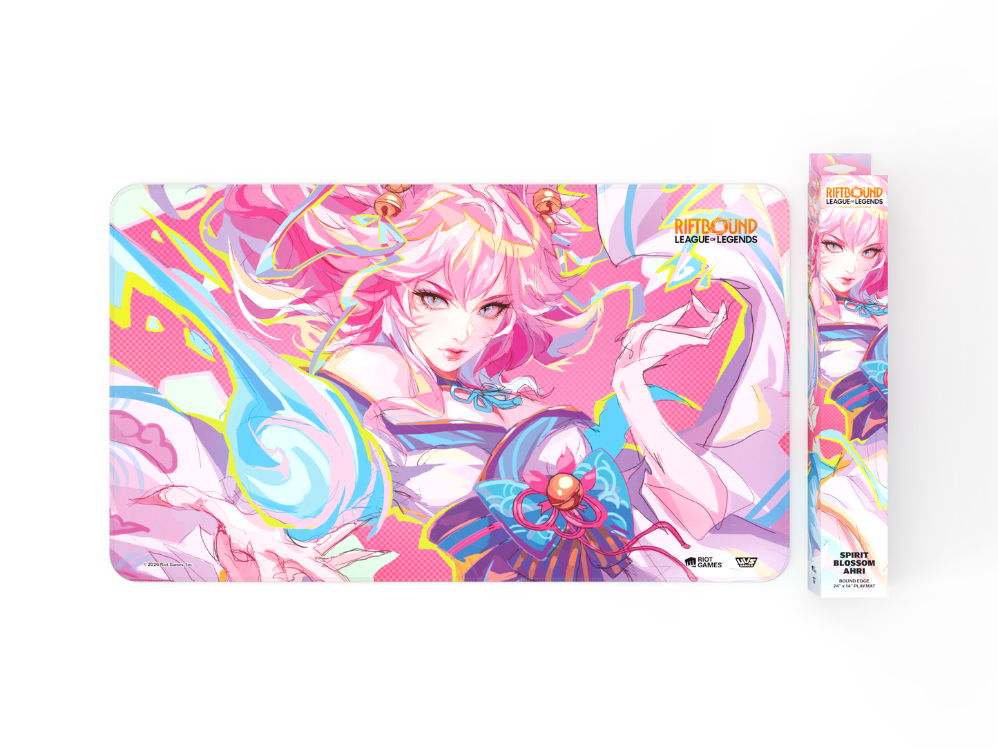 Riftbound League of Legends TCG Spiritforged Playmat Spirit Blossom Ahri