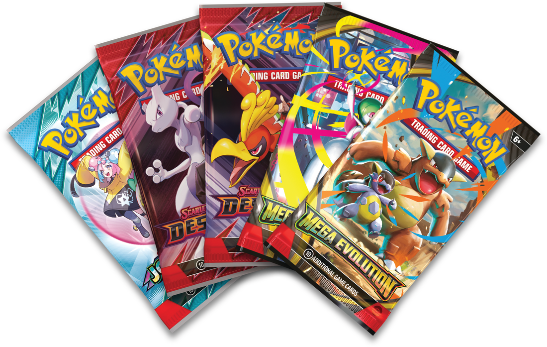 Pokémon TCG: Mega Lucario ex Figure Collection 5 packs