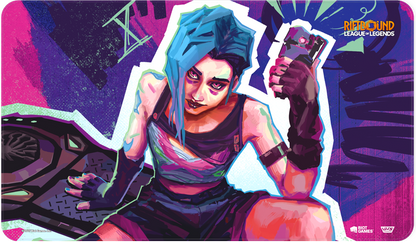 Riftbound League of Legends TCG Origins PLaymat Jinx