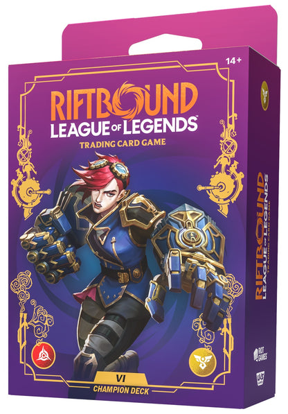 Riftbound League of Legends TCG Unleashed Champion Deck Vi