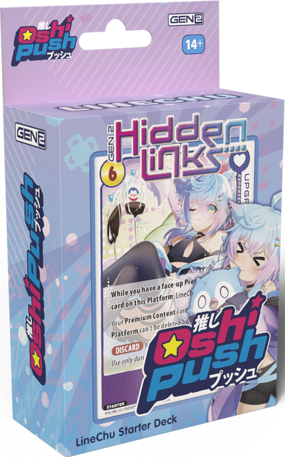 Oshi Push: The VTuber Card Game GEN 2 HIDDEN LINKS STARTER DECK