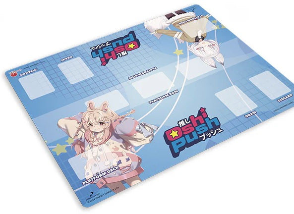 Oshi Push: VTuber Card Game 2 Player Paymat