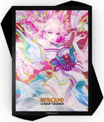 Riftbound League of Legends TCG Spiritforged Art Sleeves Spirit Blossom Ahri 100CT