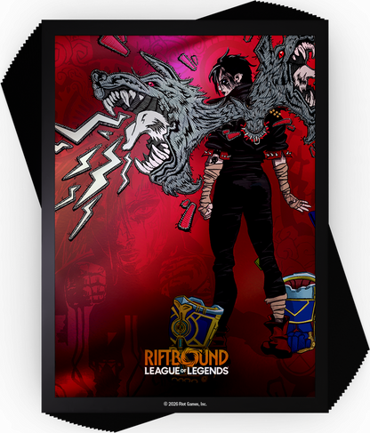 Riftbound League of Legends TCG Unleashed Art Sleeves #1 Vi 100CT