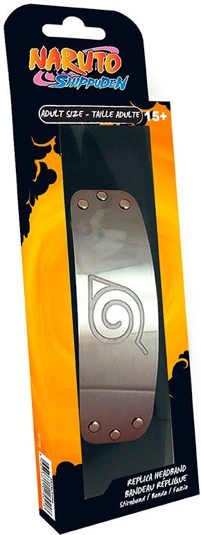 Naruto Shippuden Konoha Headband Black Adult size ABYSSE