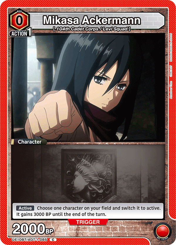 Union Arena Attack on Titan Booster Pack