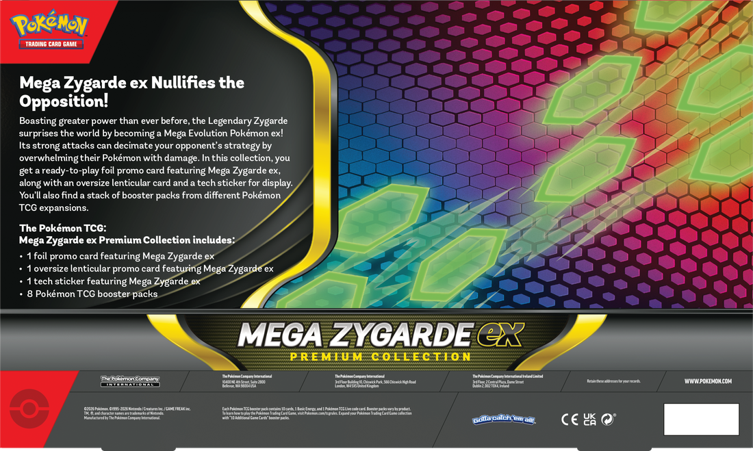 Pokémon TCG: Mega Zygarde ex Premium Collection 8 packs