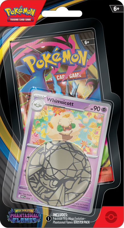 Pokémon TCG: Mega Evolution Phantasmal Flames Checklane Blister 1 Pack