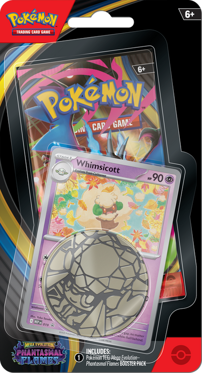 Pokémon TCG: Mega Evolution Phantasmal Flames Checklane Blister 1 Pack