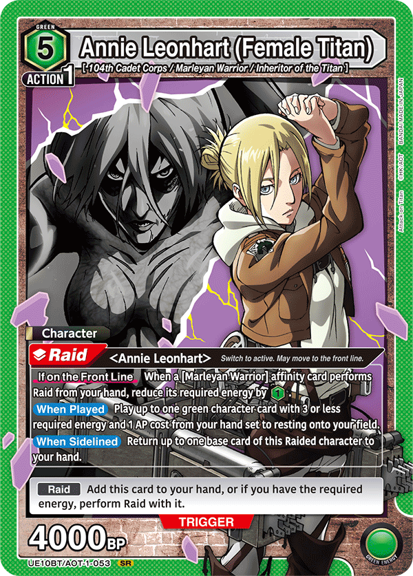 Union Arena Attack on Titan Booster Pack
