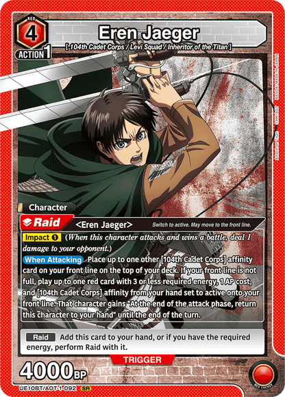 Union Arena Attack on Titan Booster Pack