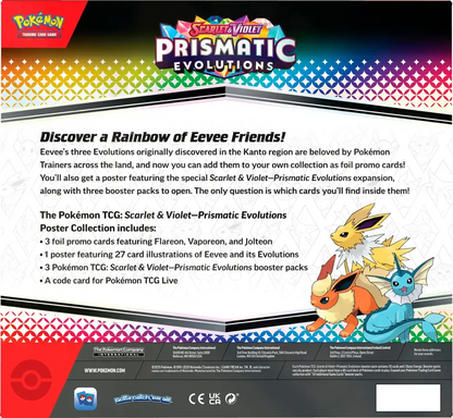Pokémon TCG: Scarlet & Violet-Prismatic Evolutions Poster Collection