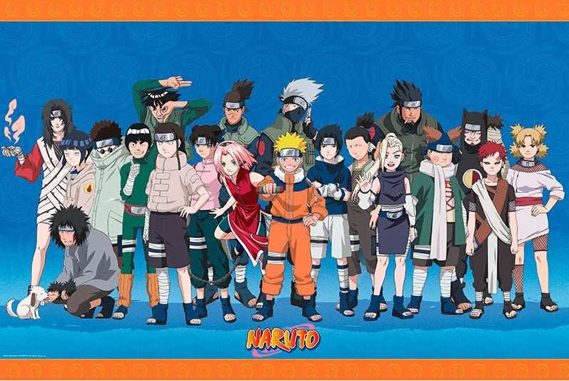 NARUTO Poster Maxi Konoha ninjas 91.5x61 ABYSSE 36 x 24 inch