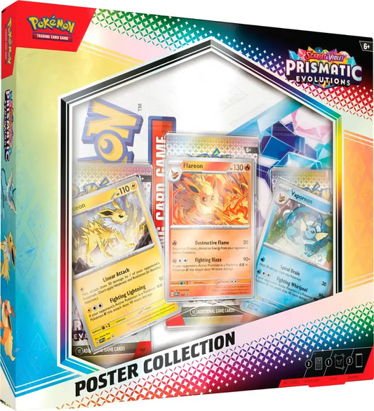 Pokémon TCG: Scarlet & Violet-Prismatic Evolutions Poster Collection