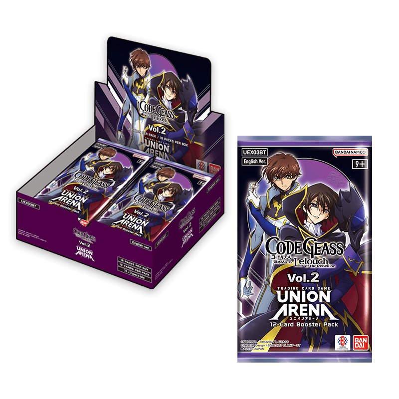 Union Arena Code Geass Lelouch of the Rebllion Vol 2 Booster Pack