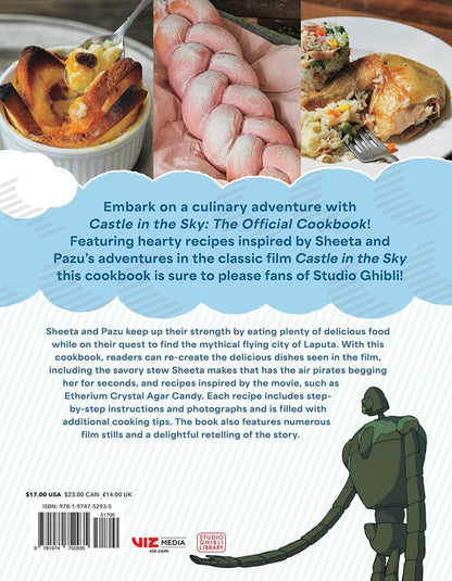 Castle in the Sky: The Official Cookbook Hardcover STUDIO GHIBLI