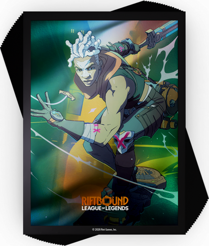 Riftbound League of Legends TCG Radiance Art Sleeves #1 Ekko 100CT