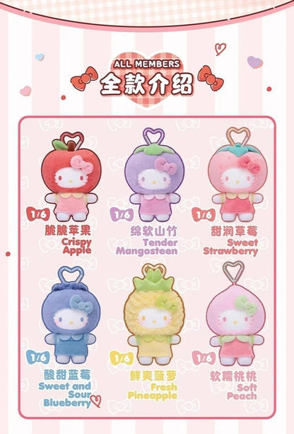 Hello Kitty Sanrio Fruity Paradise Series Plush Pendant Blind Box TOP TOY