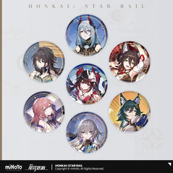 Honkai: Star Rail Character Portrait Can Badge - miHoYo