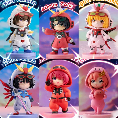 Gundam Mobile Suit Seed Destiny Pyjamas Series Bandai Namco X BN Figure Q Blind Box Mascot Costume TOP TOY