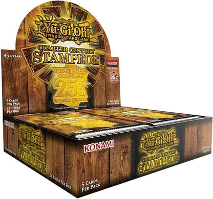 Yu-Gi-Oh! YGO Quarter Century Stampede 1st Edition Booster Box