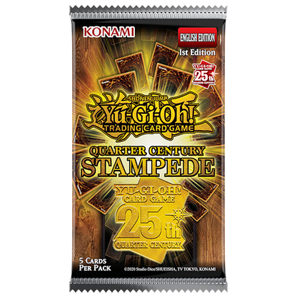 Yu-Gi-Oh! YGO Quarter Century Stampede 1st Edition Booster Box